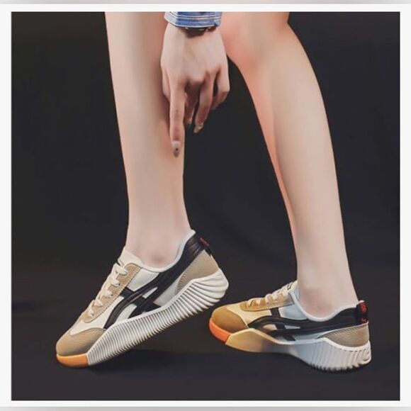 De Florance DF classic Sneakers in black/beige - M8.5/W9.5 - Picture 8 of 16